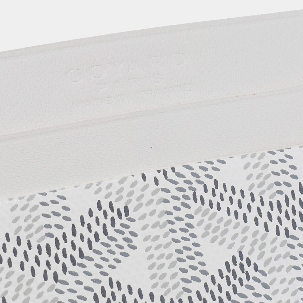 Goyard White Goyardine Coated Canvas and Leather Saint Sulpice Card Holder商品第6张图片规格展示