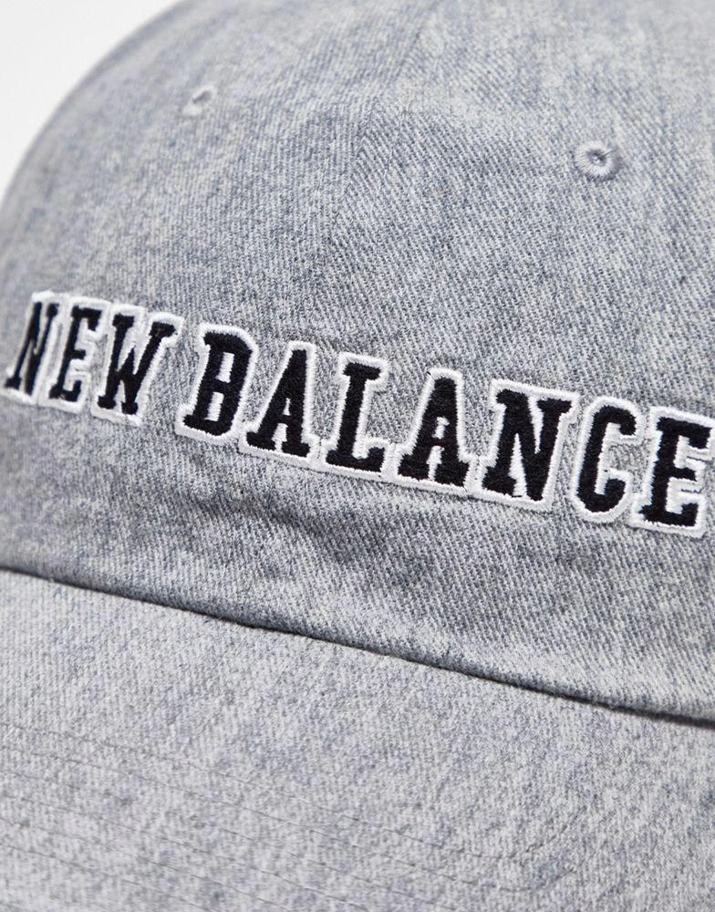 商品New Balance|New Balance collegiate logo baseball cap in grey,价格¥99,第3张图片详细描述