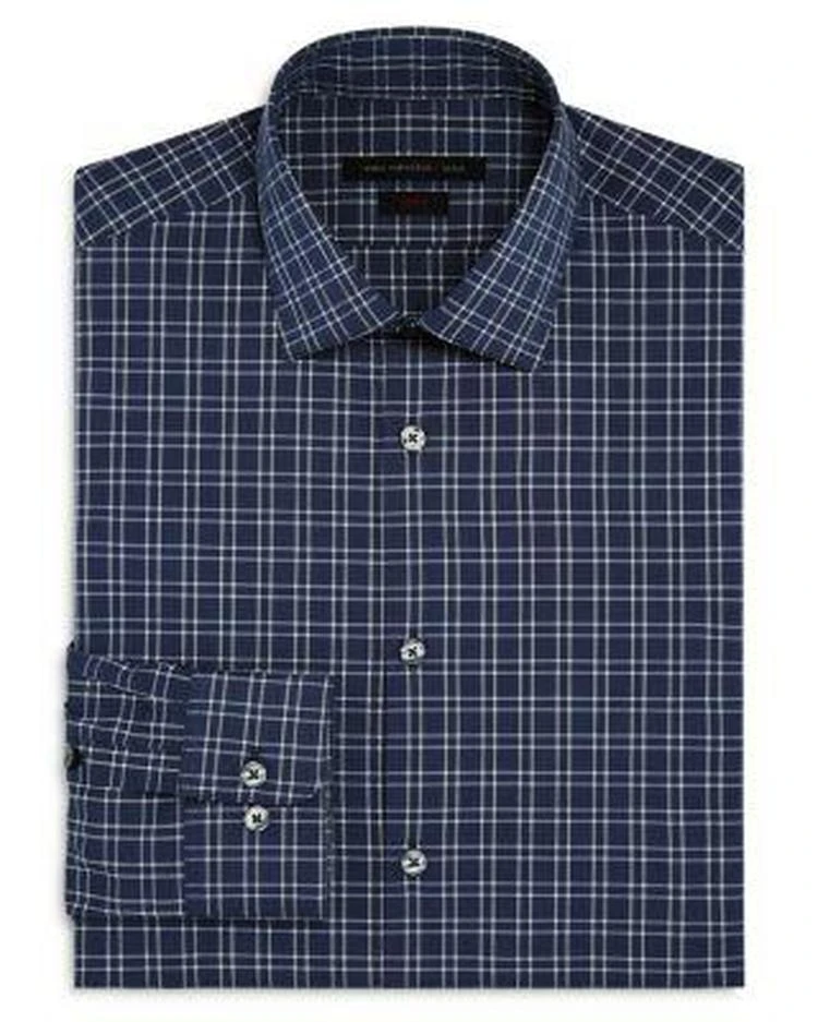 商品John Varvatos|Windowpane Check Slim Fit Stretch Dress Shirt ,价格¥395,第1张图片