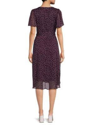 商品DKNY|Polka Dot Faux Wrap Dress,价格¥406,第2张图片详细描述