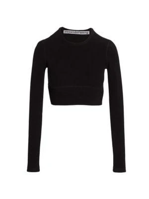 商品Alexander Wang|Ski Long-Sleeve Top,价格¥1163,第3张图片详细描述
