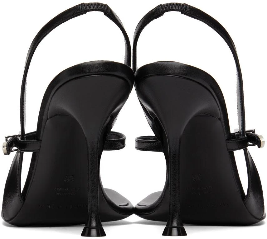 商品Magda Butrym|Black Thong Heeled Sandals,价格¥3132,第4张图片详细描述