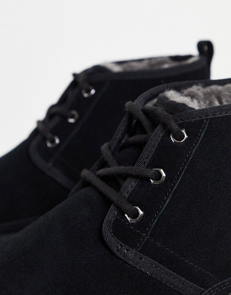 Ugg neumel sheepskin boots in black商品第4张图片规格展示