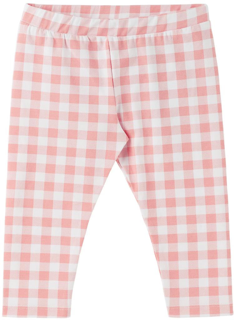 Baby White & Pink T-Shirt & Leggings Set商品第4张图片规格展示