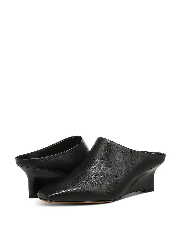 Women's Benita Square Toe Wedge Heel Mules 商品