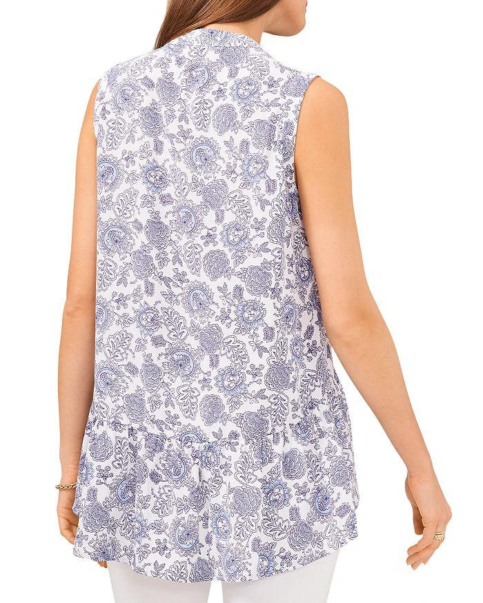 商品Vince Camuto|Floral Button Down Tunic Tank,价格¥154,第2张图片详细描述
