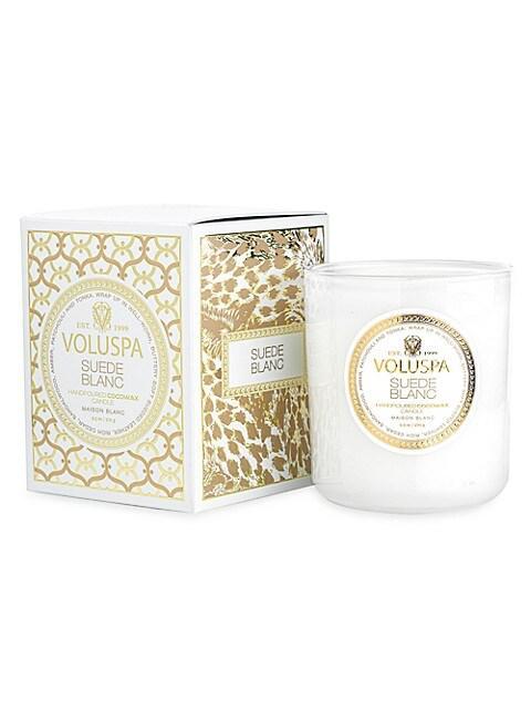 商品Voluspa|Suede Blanc Boxed Classic Candle,价格¥224,第6张图片详细描述