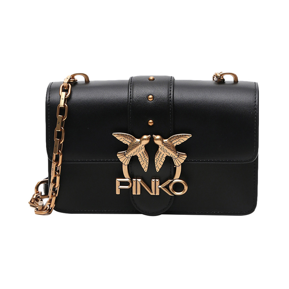 商品PINKO|PINKO 品高 女士黑色单肩包 1P221Q-Y6XT-Z99,价格¥953,第1张图片