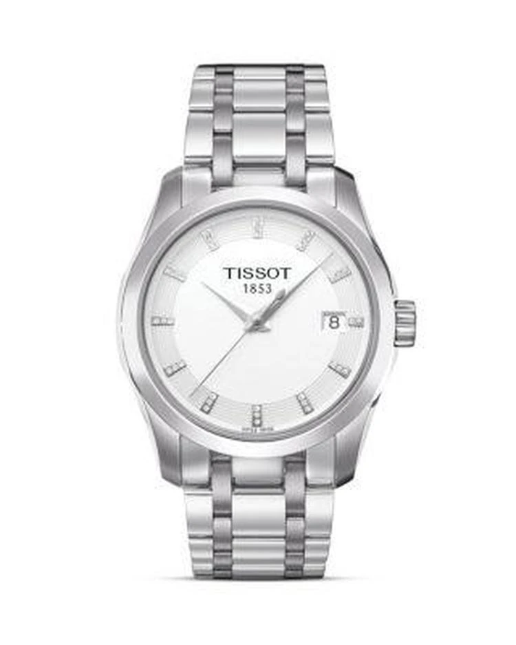 商品Tissot|Special Edition Couturier Women's Diamonds White Quartz Watch, 32mm,价格¥5418,第1张图片