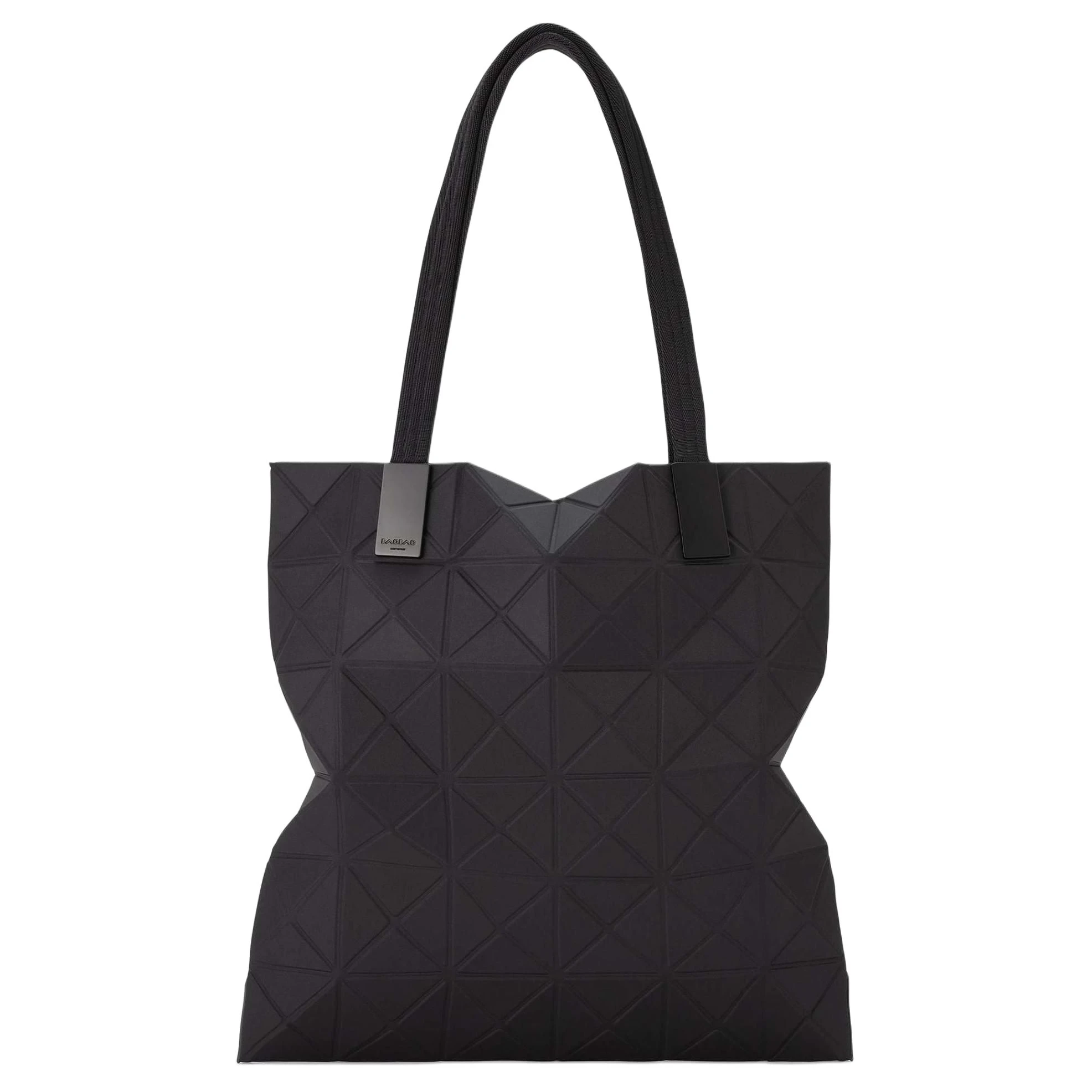 商品[国内直发] Issey Miyake|三宅一生 TRACK 十月限定 品牌经典三角形珠片 聚酯纤维 托特包Tote包购物袋手提单肩包 男女同款情侣款 黑色,价格¥4141,第1张图片