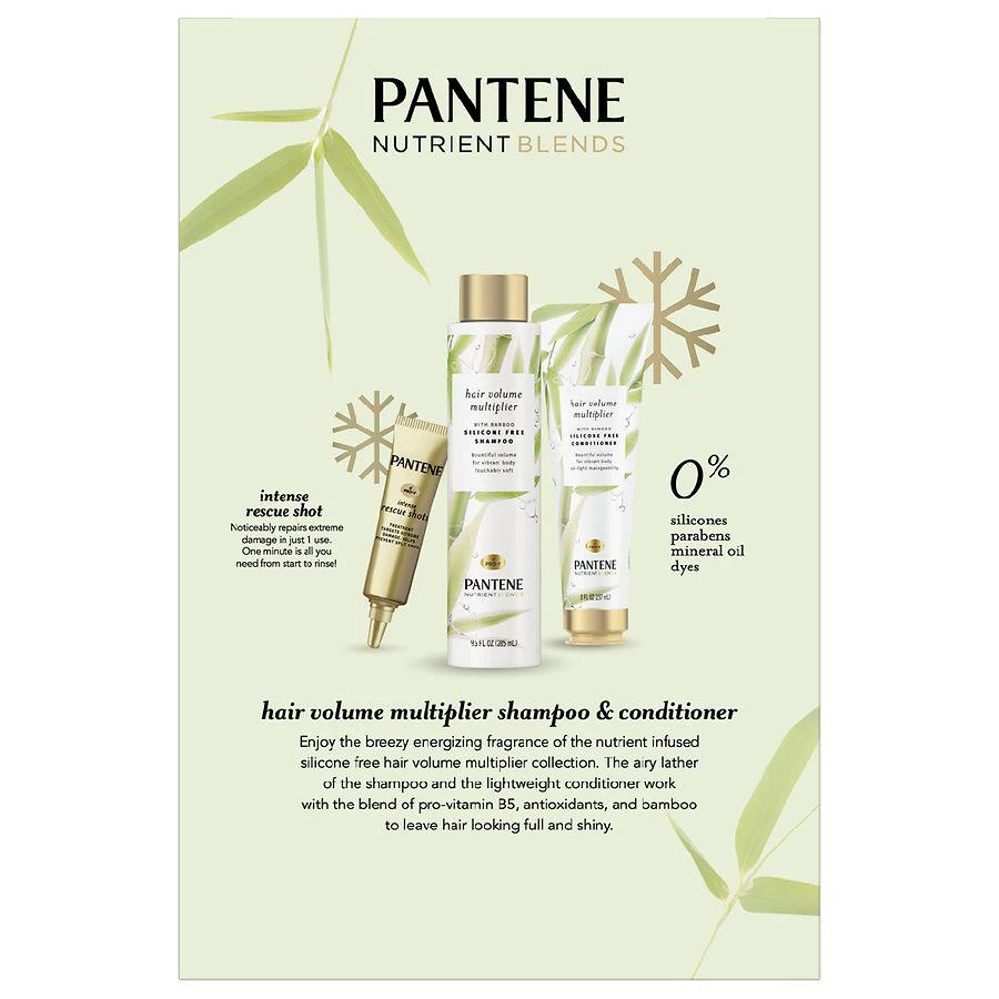 Pantene Hair Volume with Bamboo Holiday Pack 2