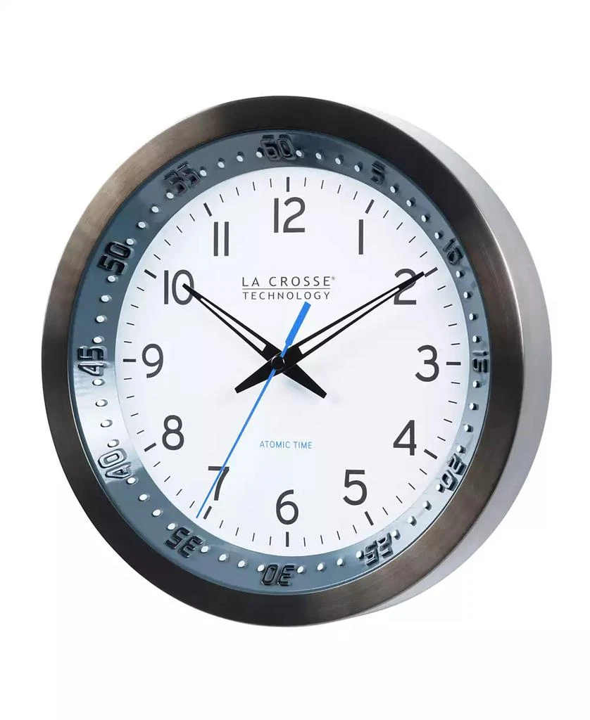 商品La Crosse Technology|404-54667-Int 10" Atomic Chapter Ring Analog Clock,价格¥284,第2张图片详细描述
