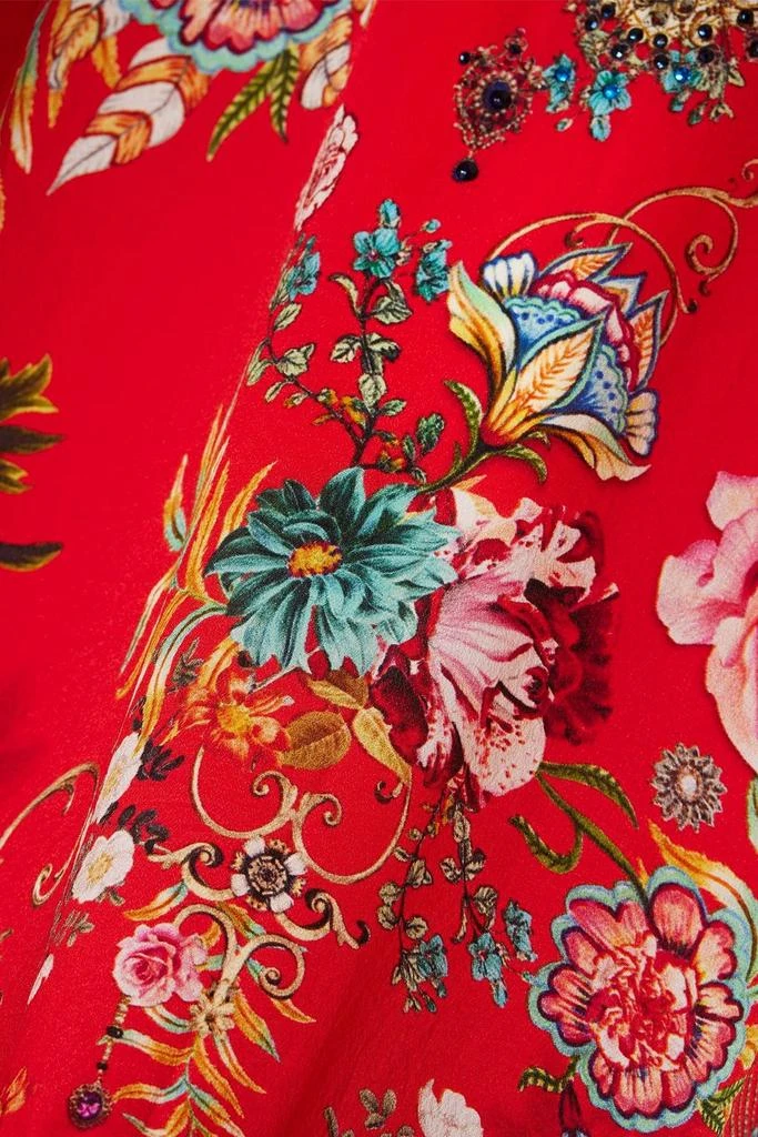 商品Camilla|Embellished printed silk crepe de chine mini dress,价格¥2858,第4张图片详细描述