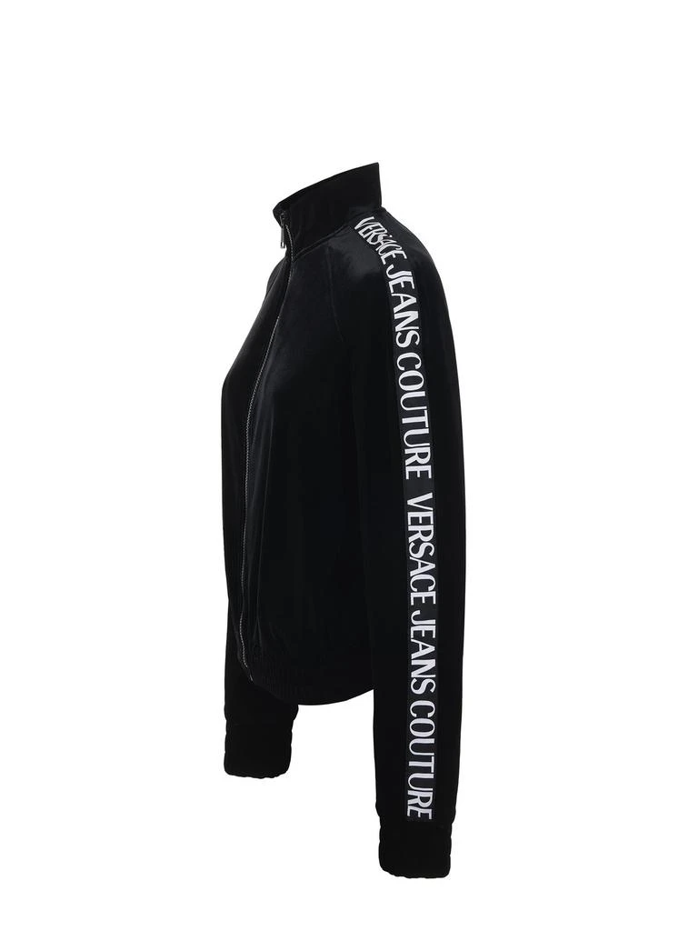 商品Versace|Versace Jeans Couture Logo Tape Funnel Neck Zipped Jacket,价格¥3114,第3张图片详细描述