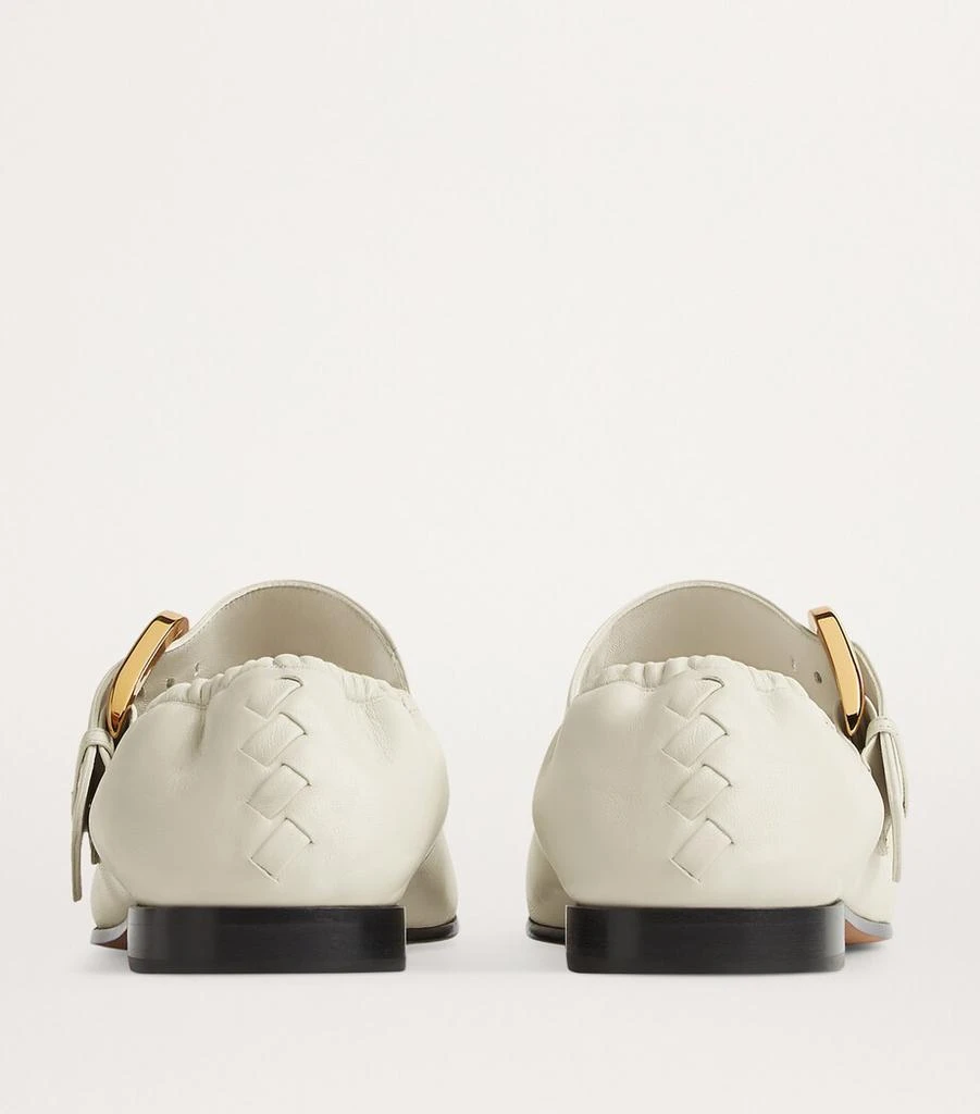 商品Bottega Veneta|Leather Astaire Ballet Flats,价格¥9328,第2张图片详细描述
