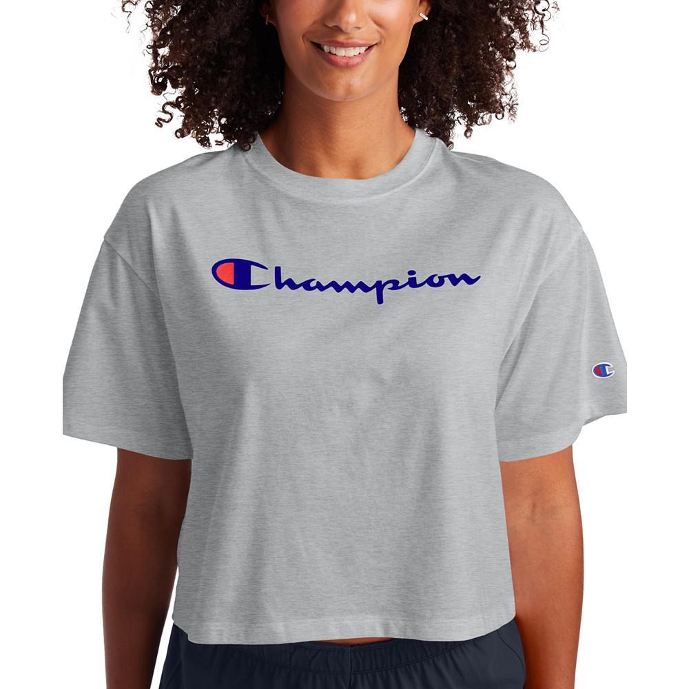 商品CHAMPION|女士休闲圆领短袖运动时尚T恤,价格¥126,第5张图片详细描述