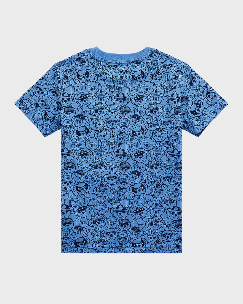 Boy's Graphic Polo Bear T-Shirt, Size 2-4商品第2张图片规格展示