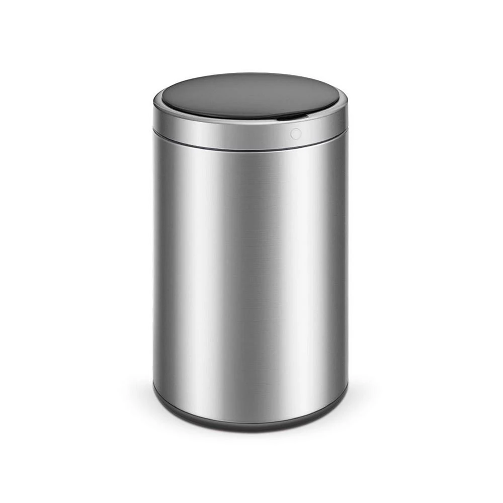 商品Mega Casa|3.2 Gal./12 Liter Stainless Steel Round Motion Sensor Trash Can for Bathroom and Office,价格¥386,第1张图片