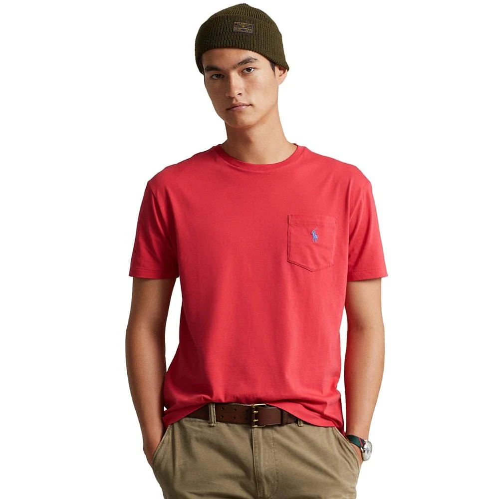 商品Ralph Lauren|Men's Classic-Fit Jersey Pocket T-Shirt,价格¥251,第1张图片