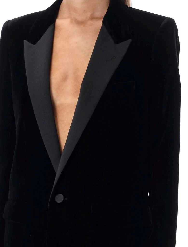 商品Yves Saint Laurent|Saint Laurent Single-Breasted Tailored Tuxedo Jacket,价格¥14693,第5张图片详细描述