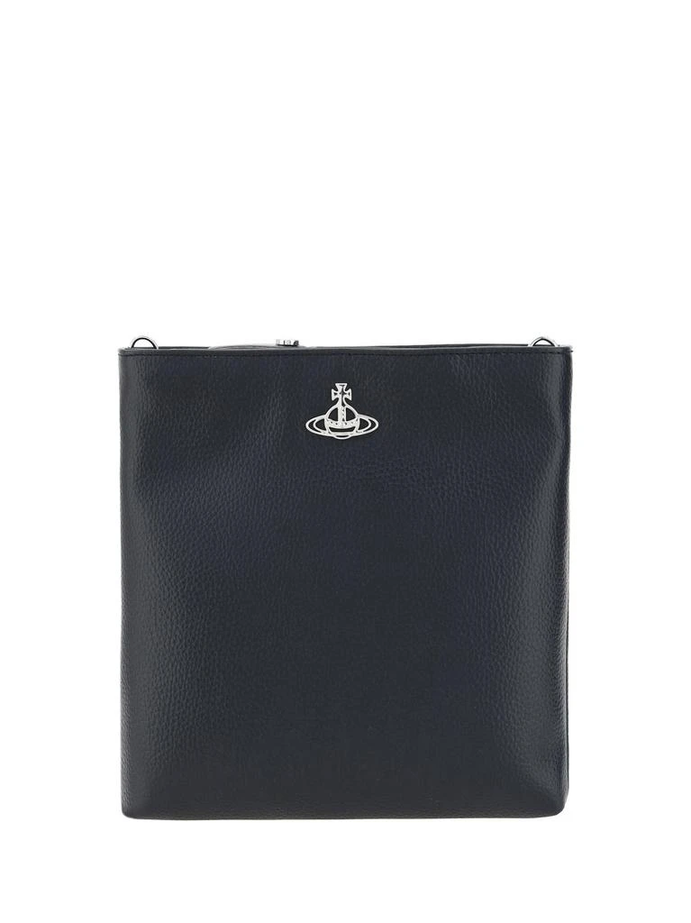 商品Vivienne Westwood|Vivienne Westwood Square Logo Plaque Crossbody Bag,价格¥2025,第1张图片