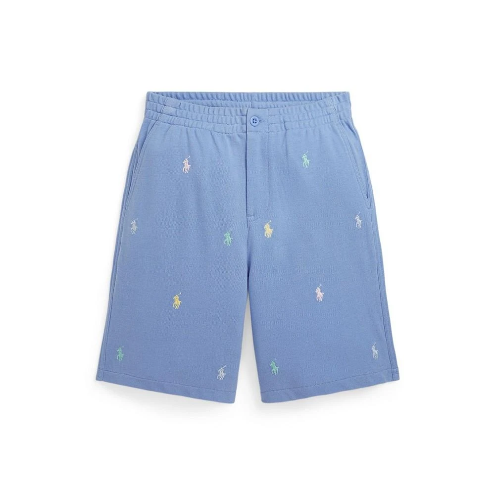 商品Ralph Lauren|Big Boys Polo Prepster Cotton Mesh Shorts,价格¥314,第1张图片