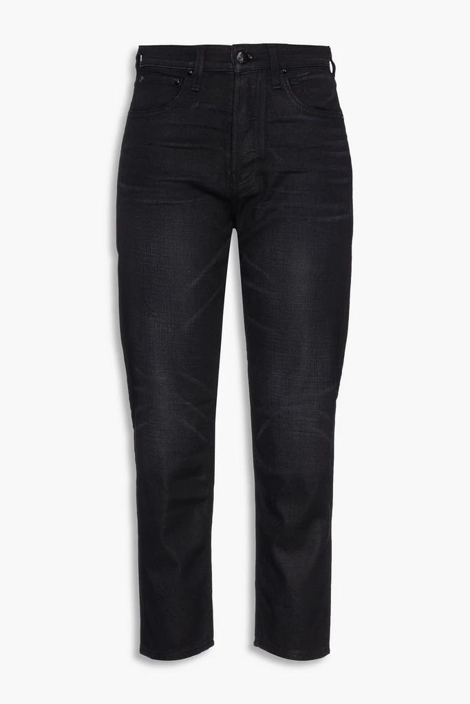 商品Rag & Bone|Maya cropped waxed high-rise slim-leg jeans,价格¥862,第3张图片详细描述