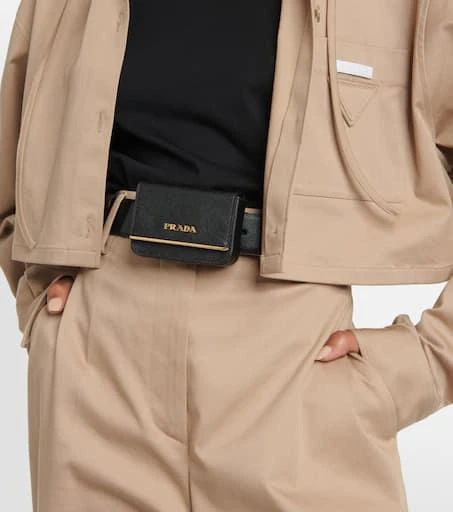 商品Prada|Logo leather belt bag,价格¥7978,第2张图片详细描述