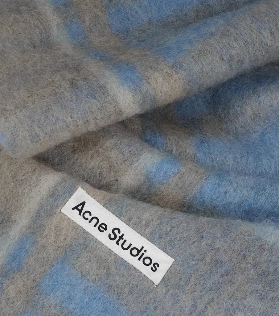 商品Acne Studios|Logo checked scarf,价格¥1848,第7张图片详细描述