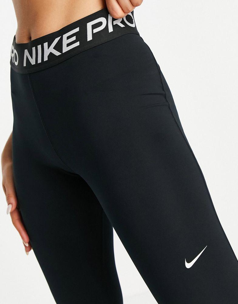 Nike Training Pro 365 cropped leggings in black商品第3张图片规格展示