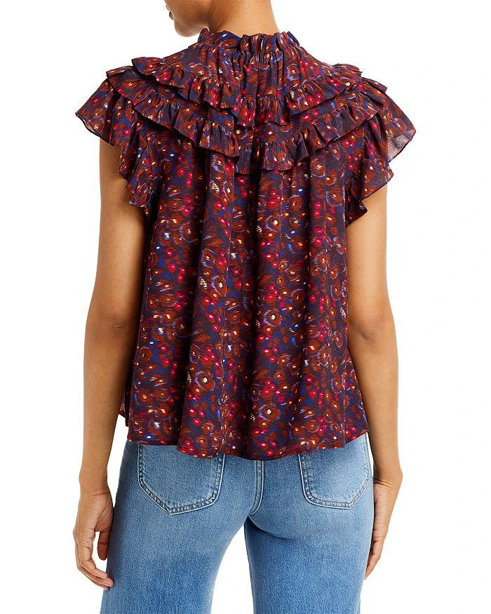 商品Sea|Ilana Ikat Ruffle Top,价格¥746,第3张图片详细描述