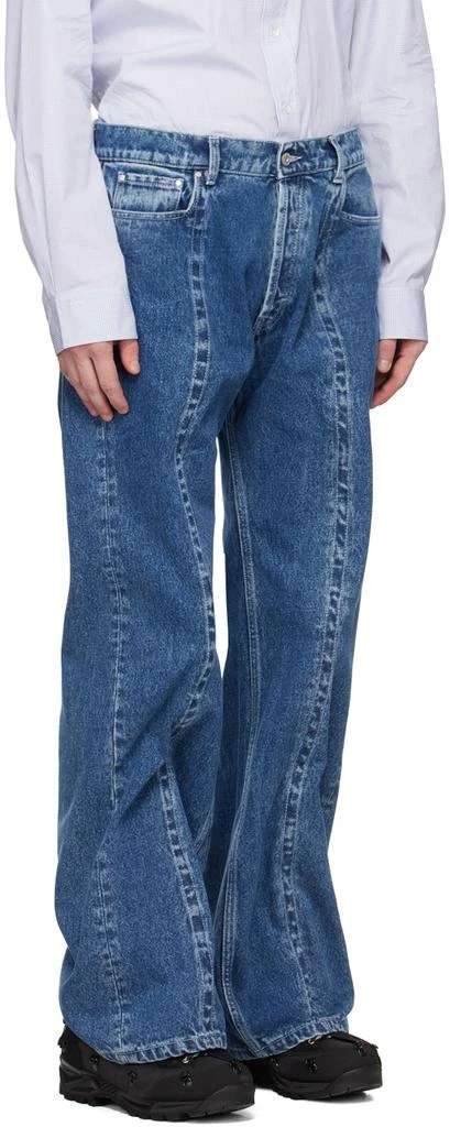 商品Y/Project|Blue Classic Wire Jeans,价格¥3972,第2张图片详细描述