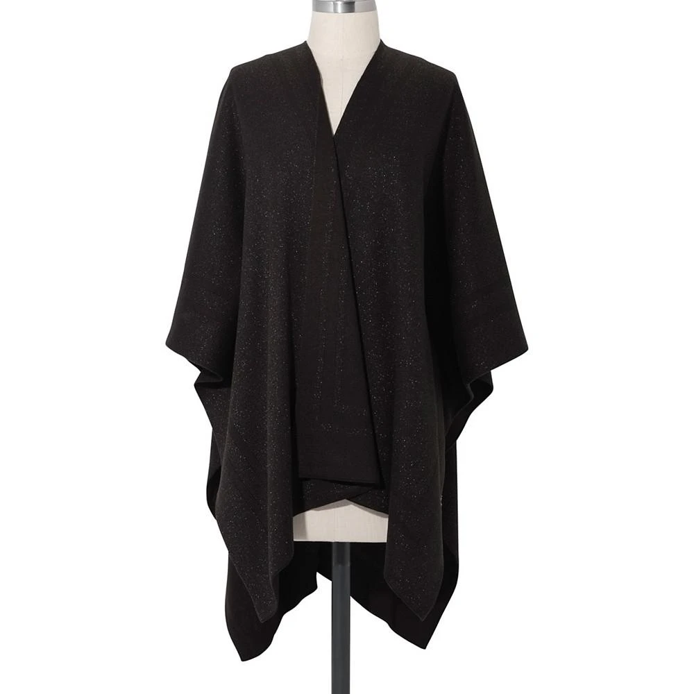 商品Ralph Lauren|Women's Sparkly Reversible Knit Poncho,价格¥817,第3张图片详细描述