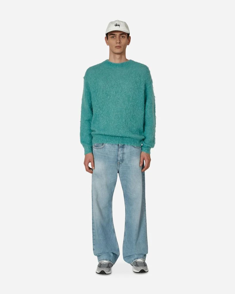 商品AURALEE|Brushed Super Kid Mohair Sweater Blue,价格¥3312,第4张图片详细描述