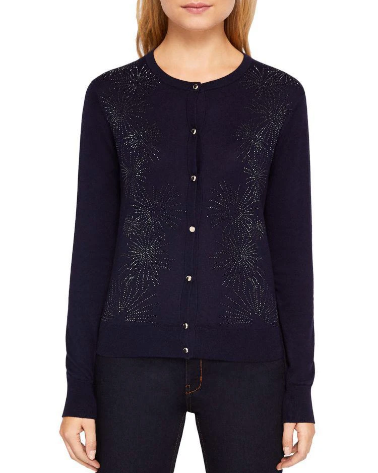 商品Ted Baker London|Hycynth Stardust Embellished Cardigan,价格¥939,第1张图片