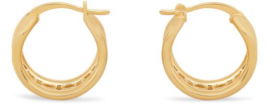 Maillon Triomphe 金色黄铜圈形耳环商品第1张图片规格展示