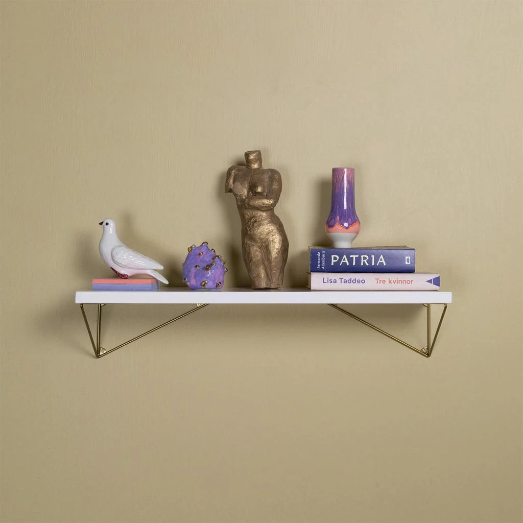 商品Maze Interior|Maze Interior Pythagoras Shelf Brackets - Brass Matte - 2 Pack,价格¥452,第4张图片详细描述