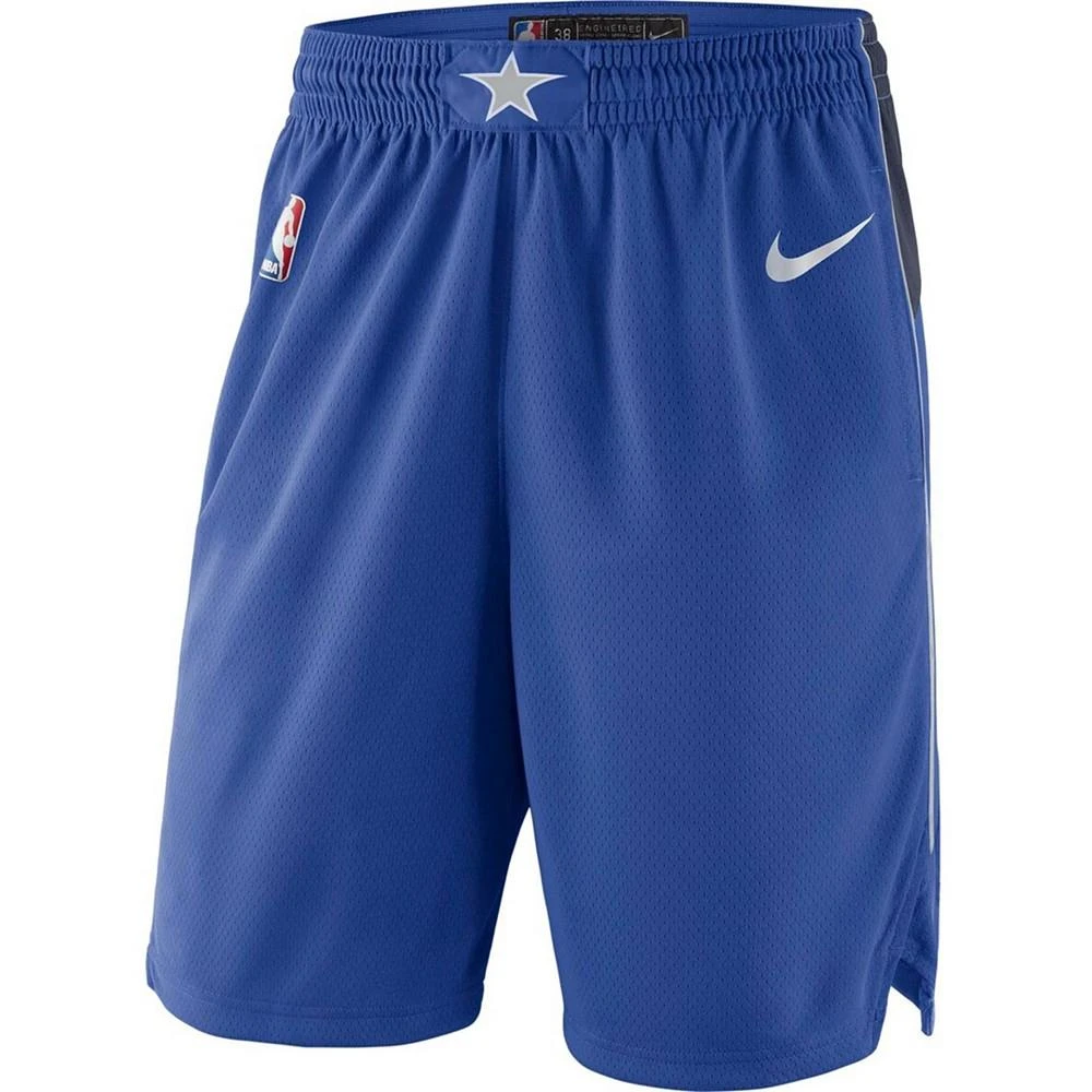 商品NIKE|Men's Blue 2019/20 Dallas Mavericks Icon Edition Swingman Shorts,价格¥588,第1张图片