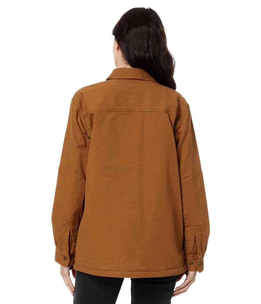 商品Carhartt|Rugged Flex® Loose Fit Canvas Fleece-Lined Shirt Jacket,价格¥506,第2张图片详细描述