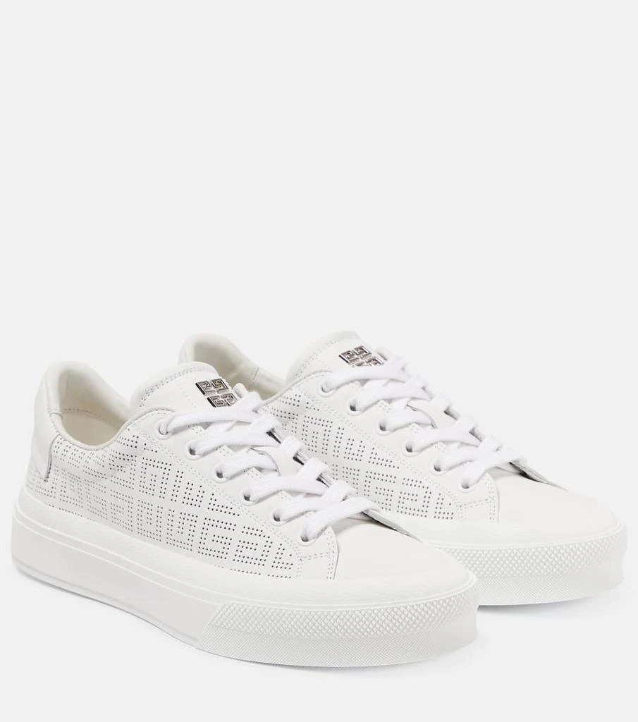 商品Givenchy|City Court 4G leather sneakers,价格¥4717,第1张图片