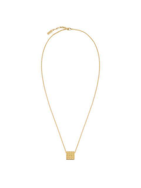 商品Givenchy|G Square Monogram Goldtone Pendant Necklace,价格¥2794,第6张图片详细描述