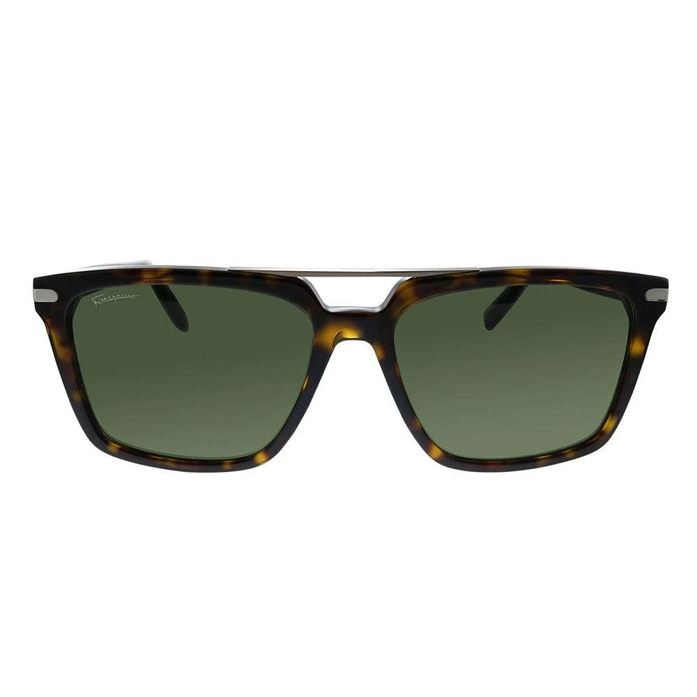 商品Salvatore Ferragamo|Salvatore Ferragamo  SF 1037S 240 57mm Unisex Rectangle Sunglasses,价格¥560,第2张图片详细描述