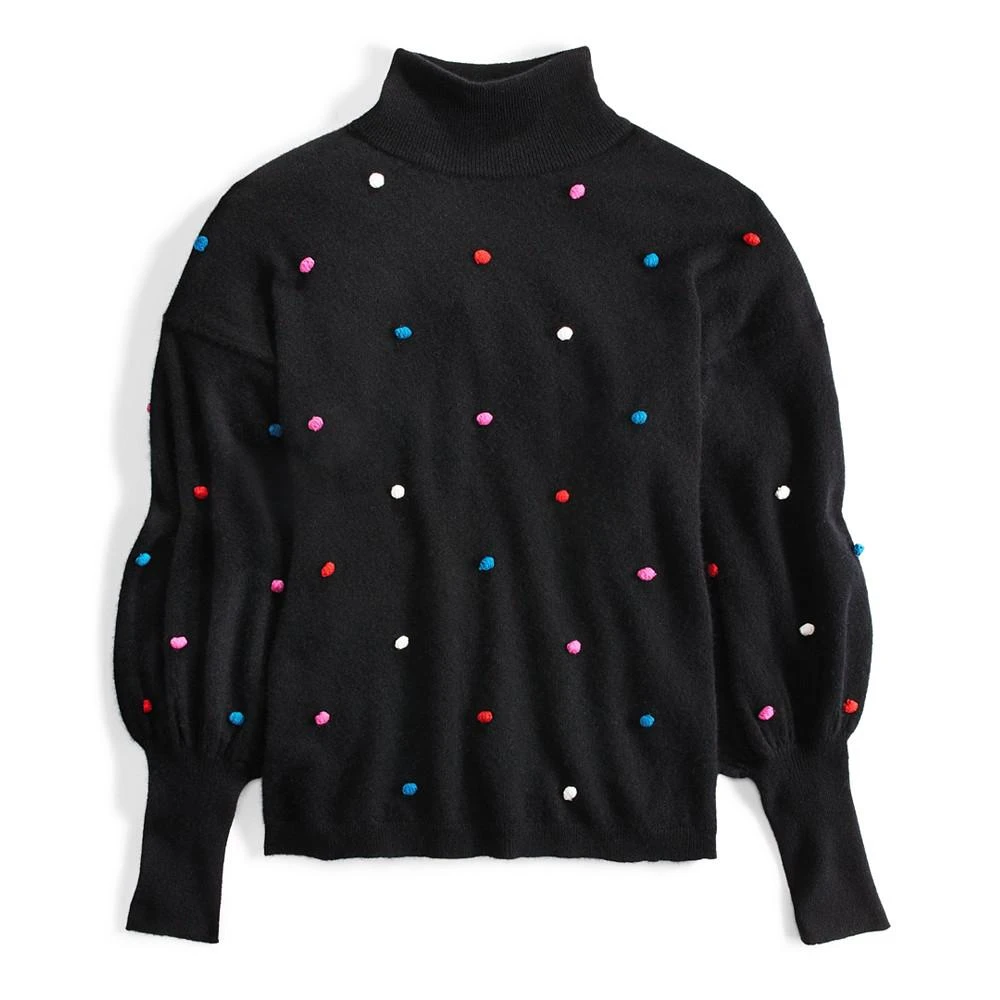 商品Charter Club|Cashmere Blouson-Sleeve Pop Sweater, Created for Macy's,价格¥745,第3张图片详细描述