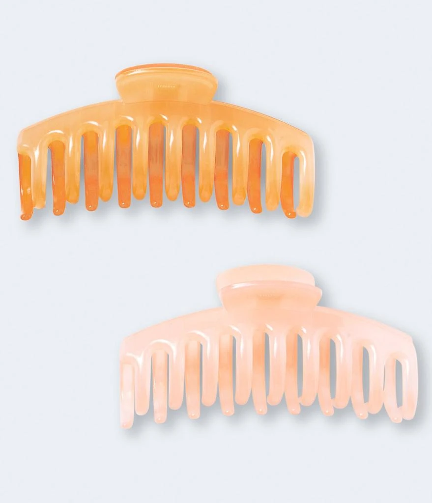 商品Aeropostale|Aeropostale Jelly Oval Claw Hair Clip 2-Pack,价格¥103,第1张图片