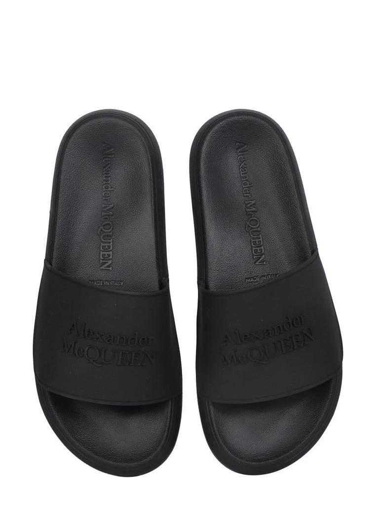 商品Alexander McQueen|RUBBER SLIDE SANDALS,价格¥1328,第2张图片详细描述