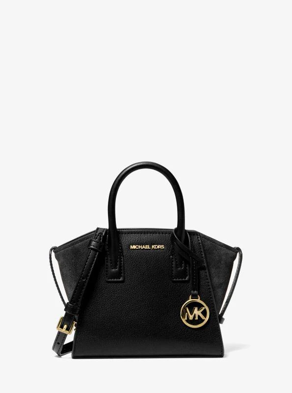 商品Michael Kors|Avril Extra-Small Leather and Suede Satchel,价格¥752,第1张图片