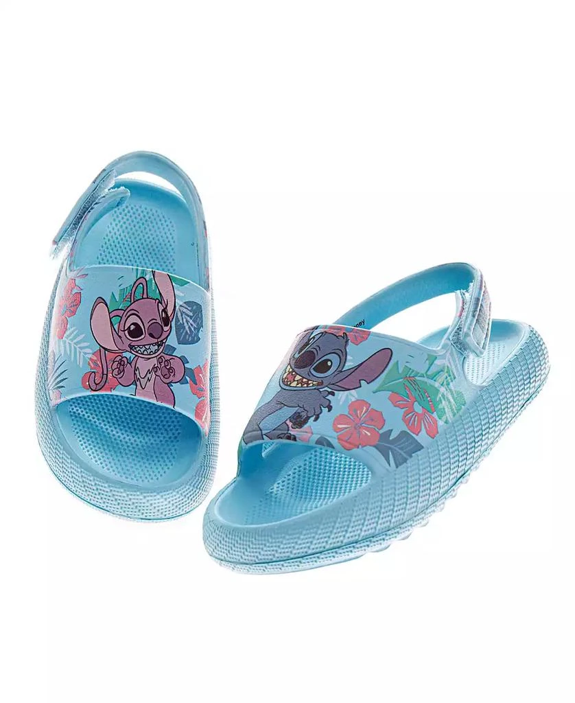 商品Disney|Toddler Girls Stitch and Angel Slip On Slides,价格¥184,第5张图片详细描述