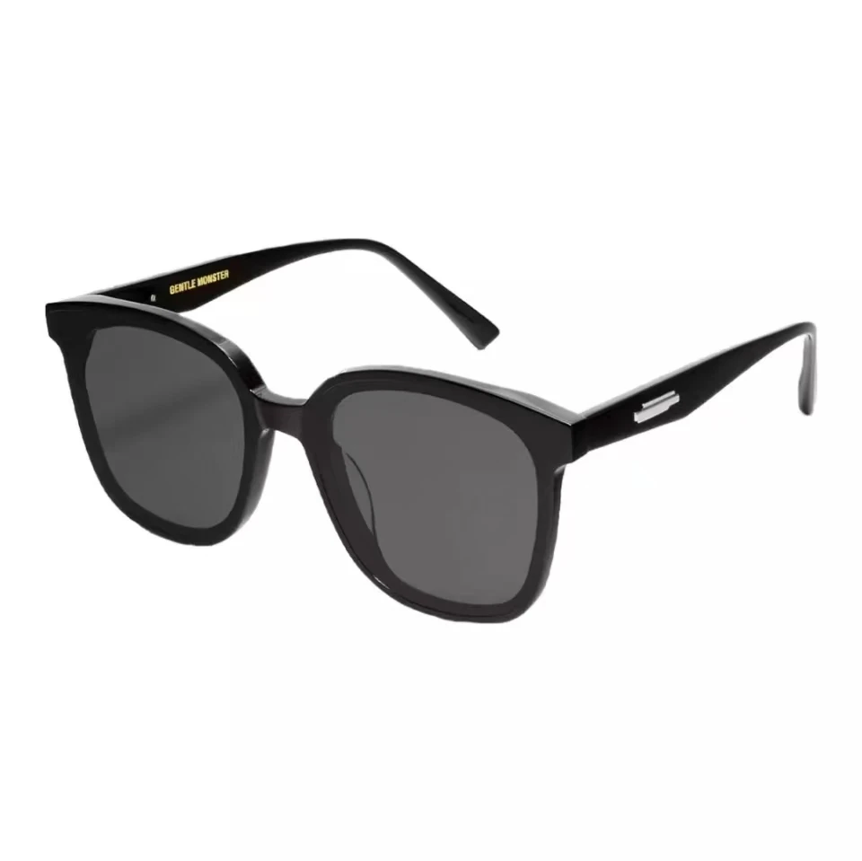 【享贝家】（国内现货）GENTLE MONSTER  Jackie-01 方形板材墨镜太阳眼镜 男女同款 黑色 商品