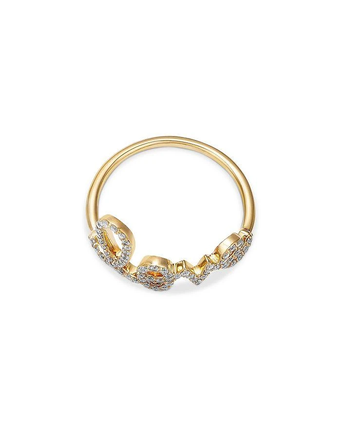 商品Sydney Evan|14K Yellow Gold Large Love Script Ring with Diamonds, 0.31 ct. t.w.,价格¥13576,第3张图片详细描述