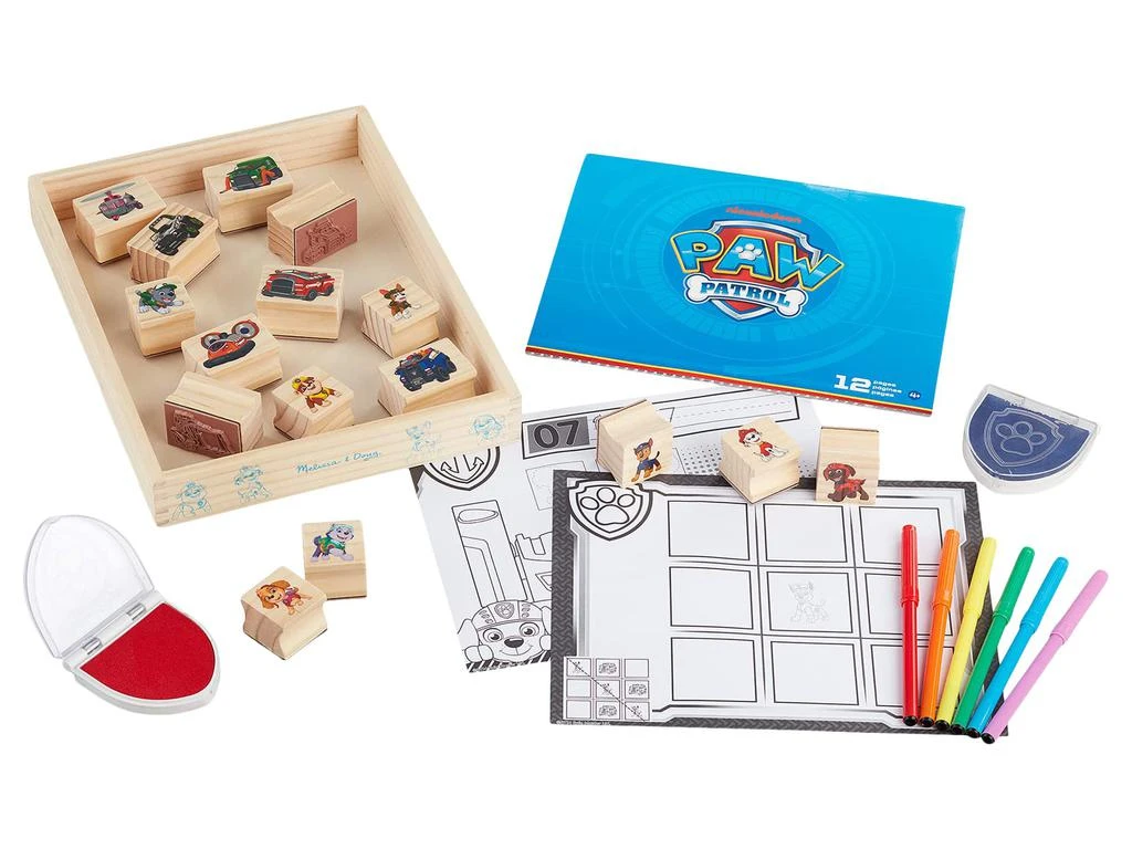 商品Melissa & Doug|Paw Patrol Wooden Stamps Activity Set,价格¥160,第4张图片详细描述